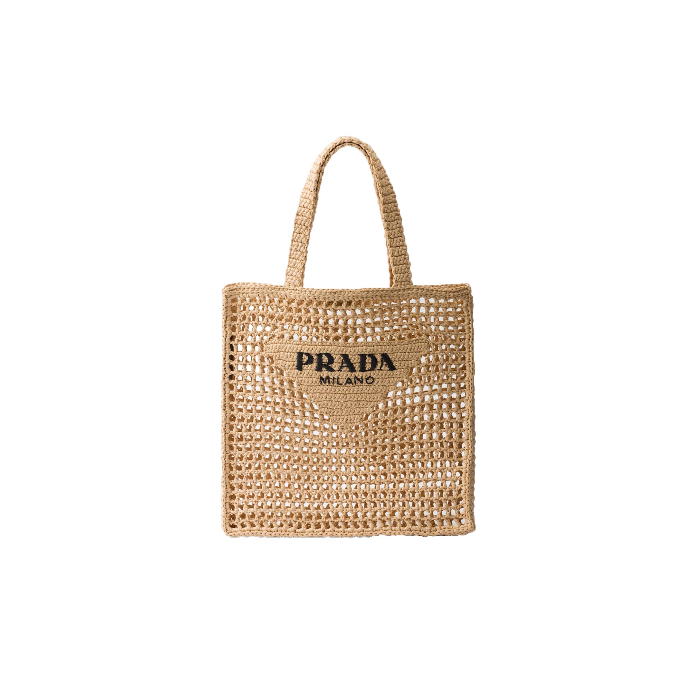 PRADA CROCHET TOTE BAG 1BG393 (38*36*3cm) PRADA CROCHET TOTE BAG 1BG393 (38*36*3cm)
